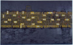 Richard Prince, Untitled (check painting) #15, 2004. Acrylic on canvas, 96 × 156 ¼ inches (243.3 × 96.9 cm) © Richard Prince