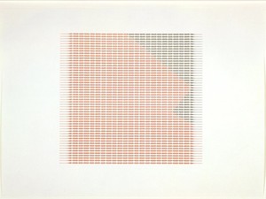 Richard Wright, Untitled (Space), 2001. Silkscreen, 20 ½ × 28 ⅜ inches (52 × 72 cm), edition of 50