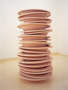 Robert Therrien, No title, 2004. Plastic, Assembled sculpture: 94 × 54 × 54 inches (238.8 × 137.2 × 137.2 cm)