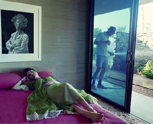 Steven Klein Case Study #13 image no. 01, 2005. Gelatin silver print, 40 × 47 ¾ inches framed (101.6 × 121.3 cm), edition of 5