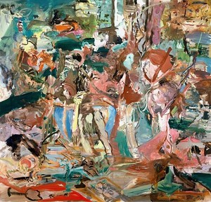 Cecily Brown, Angie, 2005. Oil on linen, 86 × 89 inches (218.4 × 226.1 cm)