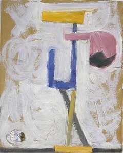 David Smith, Untitled, 1959. Oil on cardboard, 10 × 8 inches (25.4 × 20.3 cm)