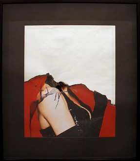 Douglas Gordon, Self-Portrait of You + Me (Famke Janssen), 2006 Smoke and mirror, 32-13/16 × 28 ¾ × 2 ¾ inches (83.3 × 73 × 7 cm)