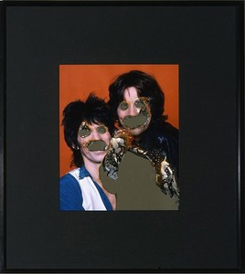 Douglas Gordon, Self-Portrait of You + Me (Mick Jagger + Keith Richards), 2006. Smoke and mirror, 40 ½ × 36 ½ inches (102.9 × 92.7 cm)