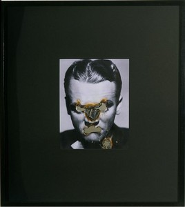 Douglas Gordon, Self-Portrait of You + Me (James Cagney), 2006. Smoke and mirror, 30 × 27 ½ inches (76.2 × 69.9 cm)