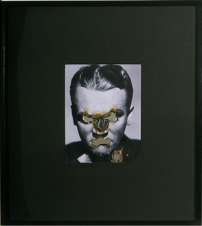 Douglas Gordon, Self-Portrait of You + Me (James Cagney), 2006 Smoke and mirror, 30 × 27 ½ inches (76.2 × 69.9 cm)