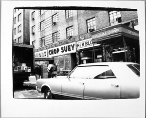 Andy Warhol, Store Fronts, Chop Suey, 1980. Gelatin silver print, 8 × 10 inches (20.3 × 25.4 cm)