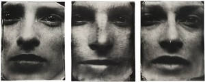 Sally Mann, Triptych, 2004. Silver print with varnish, 3 panels: 50 × 40 inches each, 50 × 120 inches overall, edition of 8