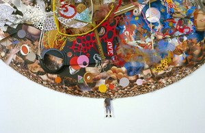 Tom Friedman, Circus, 2006 (detail). Mixed media, 41 × 41 × 7 inches (104.1 × 104.1 × 17.8 cm)