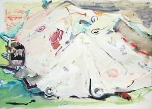 Cecily Brown, Duplicate Blunder, 2006. Oil on linen, 31 × 43 inches (78.7 × 109.2 cm)