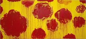 Cy Twombly, Untitled, 2007. Acrylic, wax crayon, pencil on wood, 99 3/16 × 217 5/16 inches (252 × 552cm)