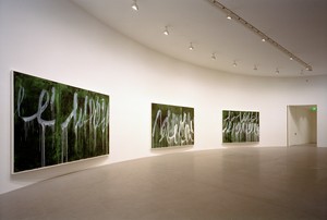 Installation view. Artworks © Cy Twombly Foundation, photo by Luigi Filetici
