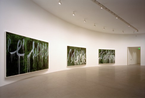 Installation view Artworks © Cy Twombly Foundation, photo by Luigi Filetici