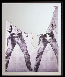 Douglas Gordon, self-portrait of you + me (Elvis), 2007. Burned photograph on mirror, in wood frame, 54 ¾ × 39 × 3 inches (139.1 × 99.1 × 7.6 cm) © Studio lost but found/VG Bild-Kunst, Bonn, Germany