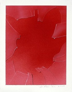 Ed Ruscha, Smashed Pane, 2007. Acrylic on museum board paper, 12 ¼ × 9 ⅜ inches (31.1 × 23.8cm)