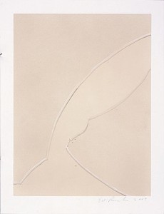 Ed Ruscha, Cracked, 2007. Acrylic on museum board paper, 12 ¼ × 9 ⅜ inches (31.1 × 23.8 cm)