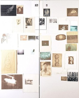 Tobias Buche, Bangladesh, 2005 Photographs, xerox copies and computer prints on board, 40 × 27 ½ inches (101.6 × 69.8cm)