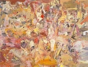 Cecily Brown, Oh Marie!, 2007. Oil on canvas, 65 ¼ × 85 ¼ inches (165.7 × 216.5 cm)