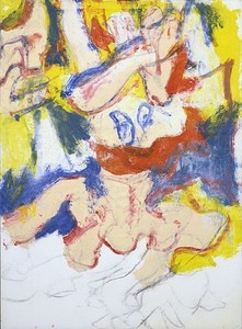 Willem de Kooning, Untitled, 1979. Oil and charcoal on paper laid down on canvas, 41 ¼ × 30 inches (104.8 × 76.2 cm)