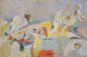 Arshile Gorky, From a High Place, 1947. Oil on canvas, 18 ¾ × 28 inches (47.6 × 71.1 cm)