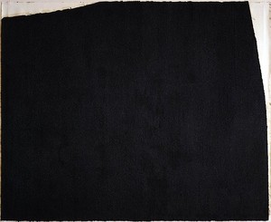 Richard Serra, Videy, 1991. Paintstick on paper, 68 ¾ × 86 ½ inches (174.6 × 219.7 cm)