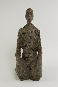 Alberto Giacometti, Buste d'homme assis (Lotar III), 1965. Bronze, 25 11/16 × 11 ⅛ × 13 ⅞ inches (65.5 × 28.2 × 35.5 cm) Courtesy Fondation Alberto et Annette Giacometti