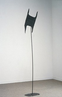 Lucio Fontana, Concetto spaziale, 1958 Iron, Height: 95 ⅝ inches (243 cm)