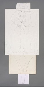 Mike Kelley, Chrome Goddess, 2006. Mixed media, 71 × 30 ⅛ inches (180.3 × 76.5 cm)