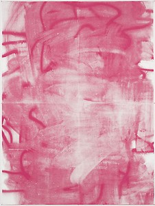 Christopher Wool, Untitled, 2005. Silkscreen ink on linen, 104 × 78 inches (264.2 × 198.9 cm)