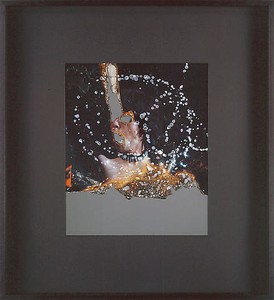 Douglas Gordon, Self-Portrait of You + Me (Mick Jagger), 2007. Smoke, wax and mirror, 40 5/16 × 36 5/16 inches (102.4 × 92.3 cm)