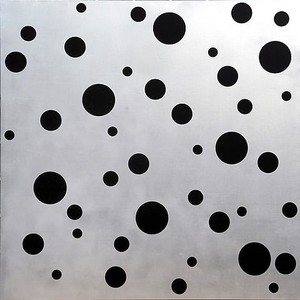 Yayoi Kusama, DOTS-OBSESSION(GBB), 2004. Acrylic and enamel on canvas, 63 13/16 × 63 13/16 inches (162 × 162 cm)
