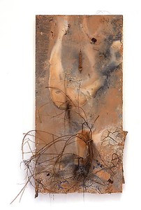 Anselm Kiefer, Wurzel Jesse, 2007. Mixed media on board, 112 ¼ × 71 inches (285 × 180 cm) Photo by Douglas M. Parker Studio