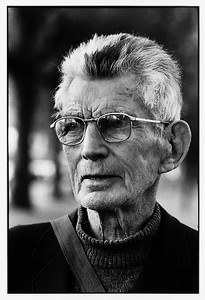 François-Marie Banier, Samuel Beckett, Paris, septembre 1989, 2006. B &amp; W photograph, 15 11/16 × 11 13/16 inches (40 × 30 cm), edition of 7