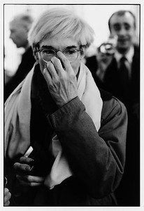 François-Marie Banier, Andy Warhol, Paris, décembre 1981, 2006. B &amp; W photograph, 15 11/16 × 11 13/16 inches (40 × 30 cm), edition of 7