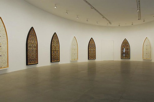 ARTISTS ON VIEW: Georg Baselitz, Damien Hirst Installation view