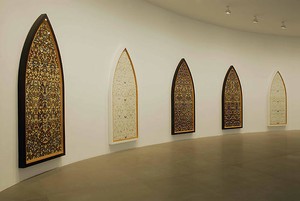ARTISTS ON VIEW: Georg Baselitz, Damien Hirst. Installation view
