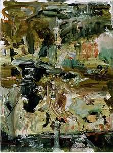 Cecily Brown, Untitled (#92), 2008. Oil on linen, 17 × 12 ½ inches (43.2 × 31.8 cm)