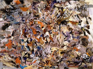 Cecily Brown, Untitled (#38), 2007. Oil on linen, 12 ½ × 17 inches (31.8 × 43.2 cm)