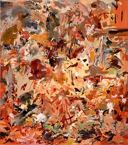 Cecily Brown, Untitled, 2008. Oil on linen, 25 × 22 inches (63.5 × 55.9 cm)
