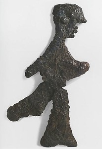 Pablo Picasso, Homme Courant, 1960. Bronze, 45 ½ × 24 × 2 inches (115.6 × 61 × 5.1 cm)