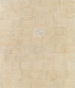 Ellen Gallagher, Laugh Tracks, 1994. Mixed media on canvas, 84 × 72 inches (213.4 × 182.9 cm)