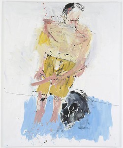 Georg Baselitz, Große Nacht (Remix) III (Big Night [Remix] III), 2008. Oil on canvas, 98 ⅜ × 78 11/16 inches (250 × 200 cm)