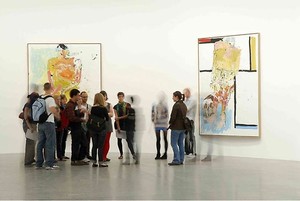 Georg Baselitz: La Grande Notte in Bianco. Installation view, photo by Luigi Filetici