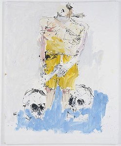 Georg Baselitz, Große Nacht (Remix) II (Big Night [Remix] II), 2008. Oil on canvas, 98 ⅜ × 78 11/16 inches (250 × 200 cm)