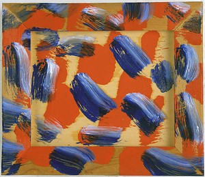 Howard Hodgkin, Hello, 2004–08. Oil on wood, 11 ⅜ × 13 ⅜ inches (28.9 × 34 cm)