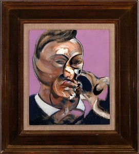 Francis Bacon, Study of Gerard Schürmann, 1969. Oil on canvas, 13 ⅝ × 11 ⅝ inches (34.6 × 29.5 cm) © 2008 The Estate of Francis Bacon
