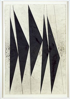 Mark Grotjahn, Untitled (Dancing Black Butterflies), 2007 Color pencil on paper, 9 parts, ranging from: 65 ¾ × 47 ¾ inches (166 × 122 cm) to 72 × 48 inches (182 × 122 cm)