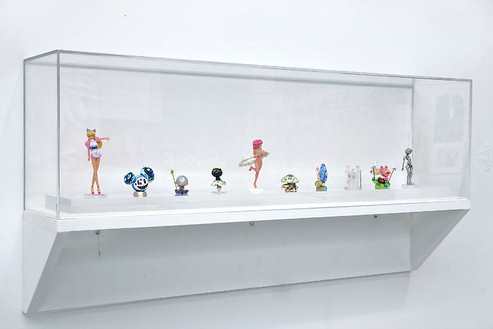 Takashi Murakami, Superflat Museum (LA Edition), 2005 Ten plastic figures with figure assembly kits packaged with gum, brochures and certificates, Dimensions variable