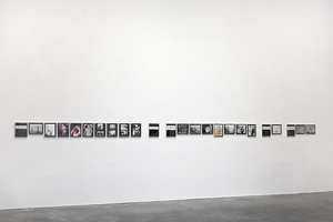 Chris Burden, Chris Burden Deluxe Photo Book, 1974 (view 3). 75 photos framed with hand painted cover, 12 × 12 inches each (30.5 × 30.5 cm), edition of 50