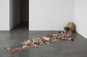 Tom Friedman, Inside Out, 1991–2006. Mixed media, 26 ¼ × 186 × 55 inches (66.7 × 472.4 × 139.7 cm)